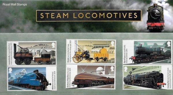 260220蒸気機関車（Steam　Locomotives～英国切手の魅力シリーズ96.jpg